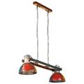vidaXL Industriálna závesná lampa 25 W farebná 111 cm E27