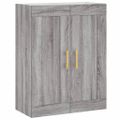 vidaXL Vysoká skrinka sivý dub sonoma 69,5x34x180 cm spracované drevo