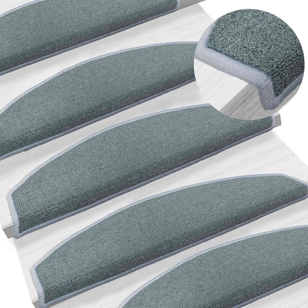 vidaXL Samolepiace schodové rohože 15 ks 80 x 24,5 x 3,5 cm