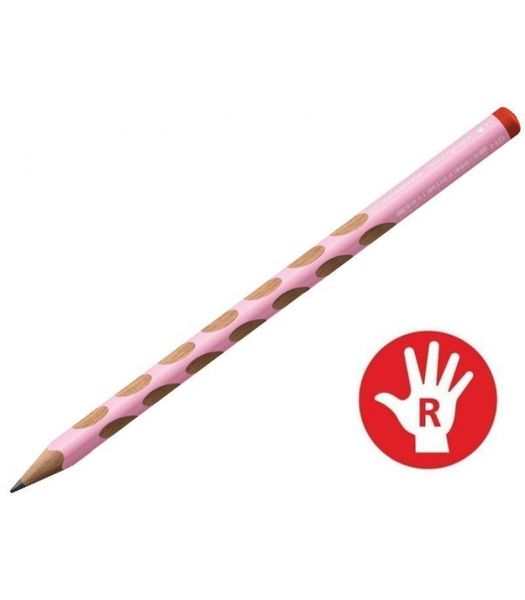 Ceruzka grafitová Ružová pastel pre pravákov