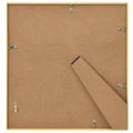 vidaXL Fotorámiky na stôl, koláž 3 ks, zlaté 20x20 cm, MDF