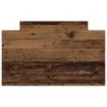 vidaXL Rám postele Staré drevo 100 x 200 cm Kompozitné drevo