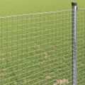 vidaXL Zvarený drôtený plot 1000 x 40 cm Strieborná