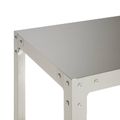 vidaXL Stolík na presádzanie 100 x 50 x 80 cm Nehrdzavejúca oceľ