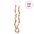 vidaXL Kvetinové girlandy 6 ks, oranžové 250 cm