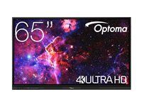 Optoma Creative Touch 3653RK - 65-palcový displej LCD s LED podsvietením série 3 - interaktívny - s dotykovou obrazovkou (multi touch) - Android - 4K UHD (2160p) 3840 x 2160 - Direct LED - čierna