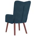 vidaXL kreslo Modrá 63 x 67 x 94 cm Zamat