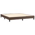 vidaXL Boxspring posteľ s matracom hnedá 160x200 cm umelá koža