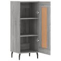 vidaXL Komoda sivý dub sonoma 34,5x34x90 cm spracované drevo