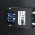 vidaXL Digitálny trezor so zámkom Tmavosivá 30 x 10 x 36,5 cm Oceľ