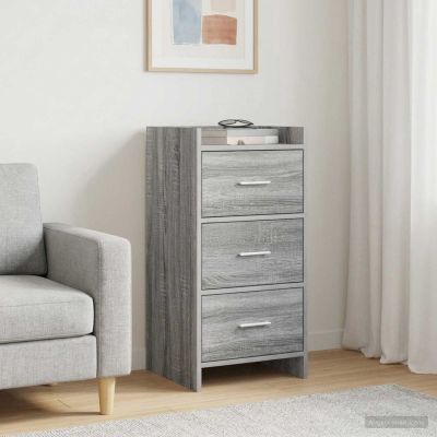 vidaXL Servírovacia skriňa Sivý Sonoma 40 x 36 x 80 cm