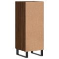 vidaXL Komoda hnedý dub 34,5x34x90 cm spracované drevo