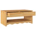 vidaXL Konferenčný stolík so zásuvkou Drammen Dub 99 x 55 x 45 cm