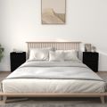 vidaXL Nočné stolíky 2 ks čierne 40x35x70 cm