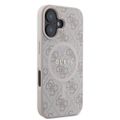 Puzdro Guess pre iPhone 16 6,1" GUHMP16SG4GFRP ružové hardcase 4G Ring Classic Logo MagSafe