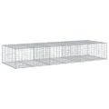 vidaXL Gabiónový kôš s krytom 300x100x50 cm pozinkované železo