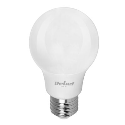 Žiarovka LED E27 8,5 W A60 biela studená REBEL ZAR0553