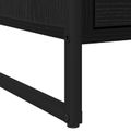 vidaXL Nočný stolík 2 ks Čierny dub 50 x 39.5 x 50 cm Kompozitné drevo