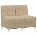 vidaXL Bezrúčková modulárna sofa jednotka 2 ks Svetlosivá