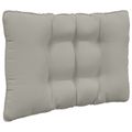 vidaXL Vankúš na vonkajšiu pohovku Polyester Sivá 68,5 x 68,5 cm
