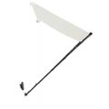 vidaXL Zaťahovacia markíza s LED 350x150 cm krémová