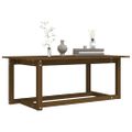 vidaXL Konferenčný stolík medovo-hnedý 110x55x45 cm borovicový masív
