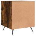 vidaXL Nočné stolíky 2 ks dymový dub 40x40x50 cm kompozitné drevo