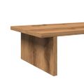 vidaXL Stojan na monitor dub artisian 50x27x15 cm kompozitné drevo