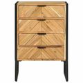 vidaXL Servírovacia skriňa 50 x 35 x 75 cm Akáciový masív