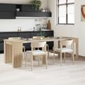 vidaXL Jedálenský stôl 240 x 85 x 75 cm Kompozitné drevo Dub sonoma