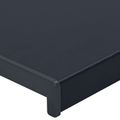 vidaXL Parapetné dosky Antracitové s drevenou textúrou PVC