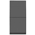 vidaXL Hinged Hmyzová sieť Antracitová a čierna 120 x 240 cm
