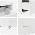 vidaXL Zásuvkový kabinet 55 x 45 x 31 cm Biela