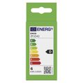 LED žiarovka Filament Mini Globe / E14 / 5,9 W (60 W) / 806 lm / teplá biela