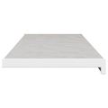 vidaXL Parapetné dosky Mramorová textúra 160 x 30 x 4,5 cm PVC
