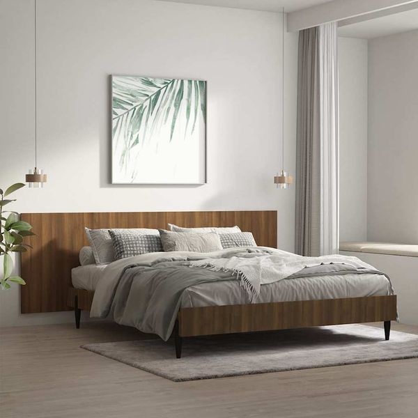 vidaXL Čelo postele hnedý dub 240x1,5x80 cm spracované drevo