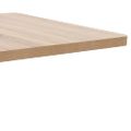 vidaXL Bistro stolík bledohnedý 80x80 cm MDF