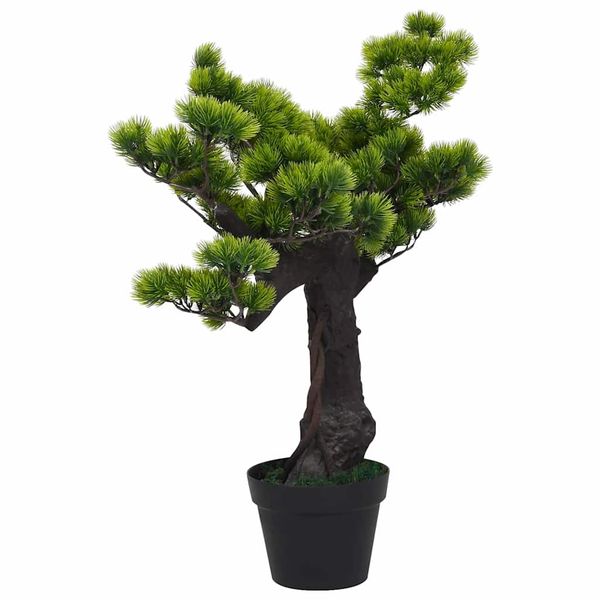vidaXL Umelý bonsaj, borovica s kvetináčom 70 cm, zelený