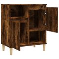 vidaXL Komoda dymový dub 60x35x70 cm spracované drevo