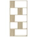 vidaXL Knižnica 5 políc dub sonoma 80,5x23,5x162,5 cm kompozitné drevo