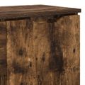 vidaXL Servírovacia skriňa Dymová dub 100 x 30 x 65,6 Kompozitné drevo