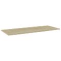 vidaXL Prídavné police 4 ks, dub sonoma 100x40x1,5 cm, drevotrieska