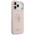 Obal Guess Silicone Big 4G Script pre iPhone 17 Pro Max ružová