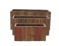Kvetináč G21 Wood Box 99cm
