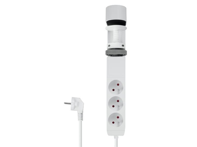 Predlžovací kábel 3 zásuvky 1,5 m DPM PF1515W