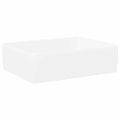 vidaXL Umývadlo biele 48x37x13 cm keramické obdĺžnik