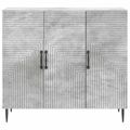 vidaXL Servírovacia skriňa Betónovo sivá 89 x 34,5 x 80 cm