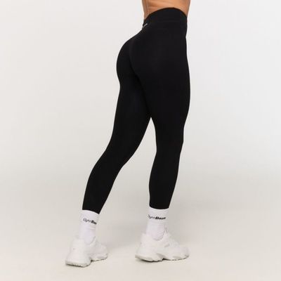 Dámske legíny Fierce Black - GymBeam, veľkosť M