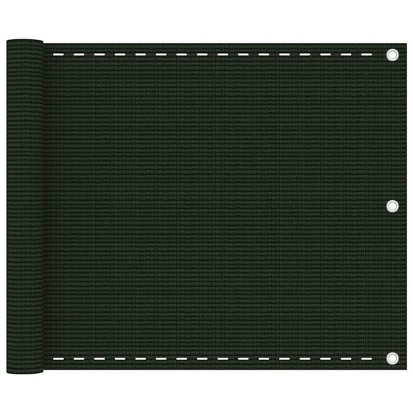 vidaXL Balkónová markíza bledozelená 75x300 cm HDPE