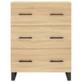 vidaXL Vysoká skrinka dub sonoma 69,5x34x180 cm spracované drevo